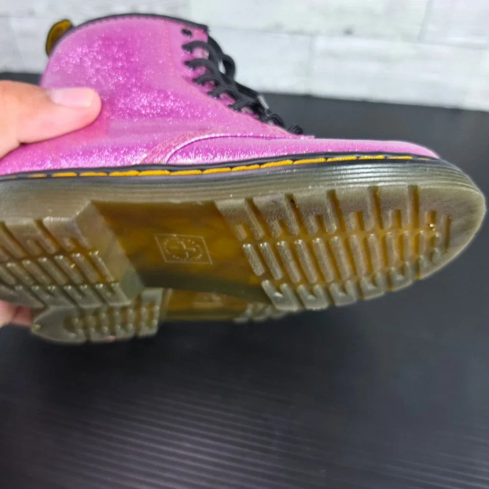 Dr. Martens 1460 Glitter T Pink Sparkle Toddler Boots Size 10 US JY004 SH 09 V